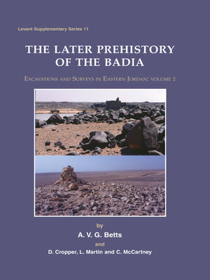 cover image of Later Prehistory of the Badia